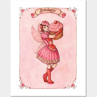 Strawberry - Cupcake Fairy Collection Posters and Art